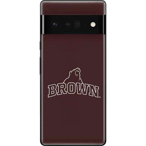 Brown University Outlined Google Pixel 6 Pro Skin